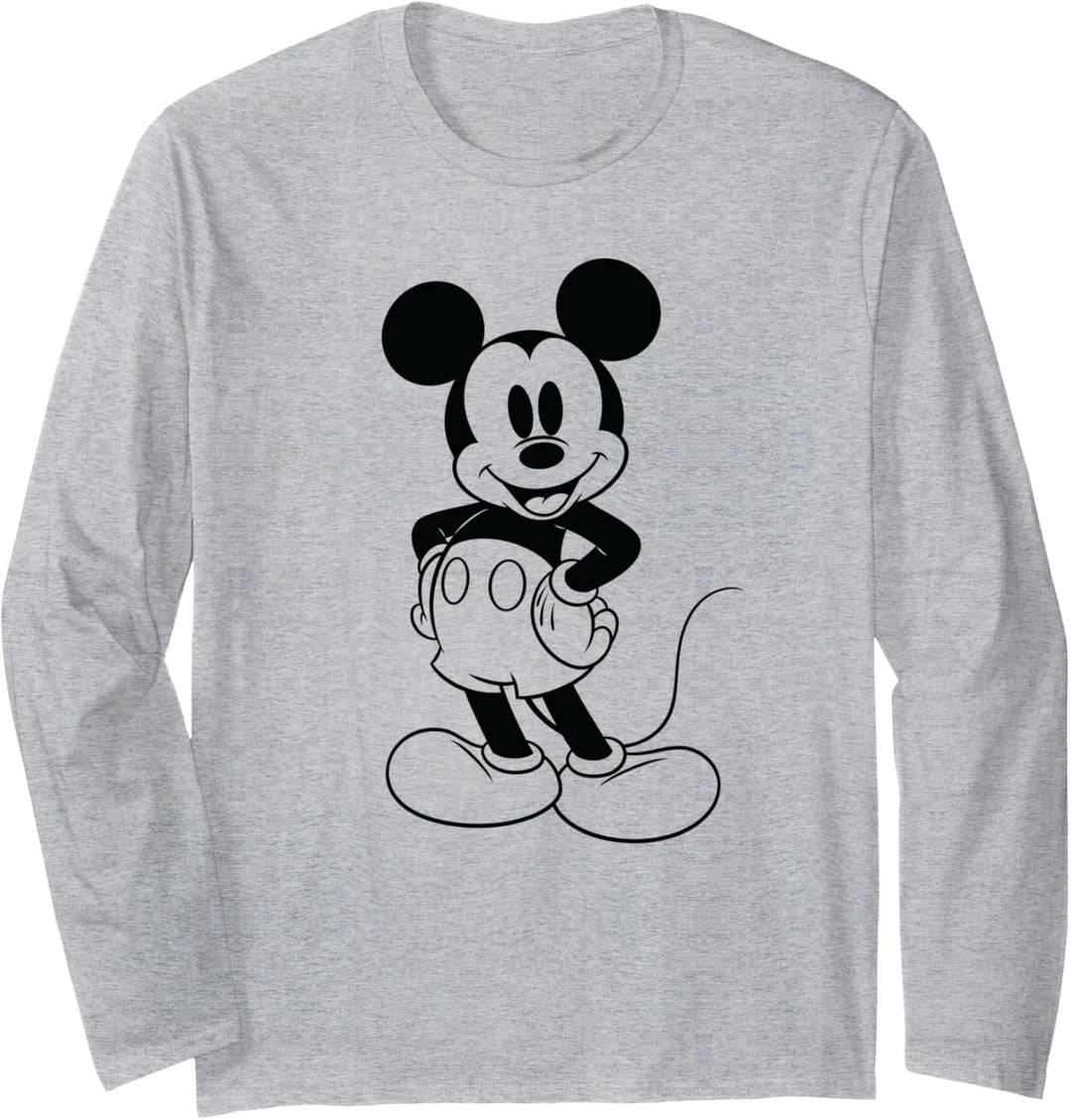 Disney Mickey Mouse Classic Hands on Hips Langarmshirt