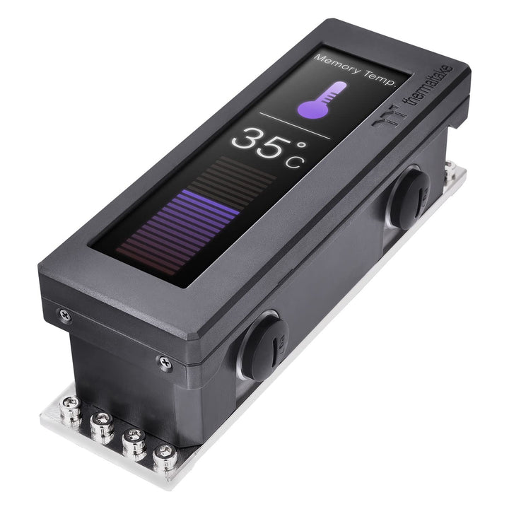 Thermaltake Pacific A2 Ultra Memory Water Block | Arbeitsspeicher-Kühler | 3.9" LCD-Display | PC-Was