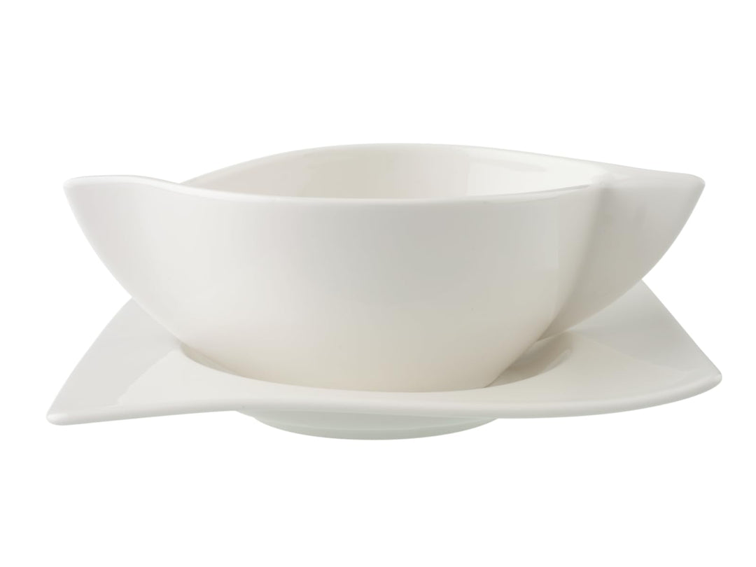 Villeroy & Boch New Wave Suppentasse mit Untertasse 2tlg 1 Suppen-Set 450 ml, 1 Suppen-Set 450 ml