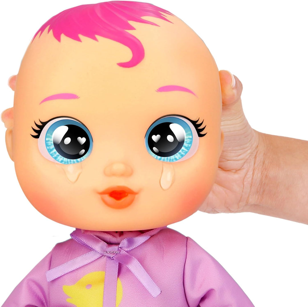 Cry Babies Newborn Bath Time Zoe, Babypuppe Bath Time Zoe -reagiert, wenn sie nass Wird, wasserdicht