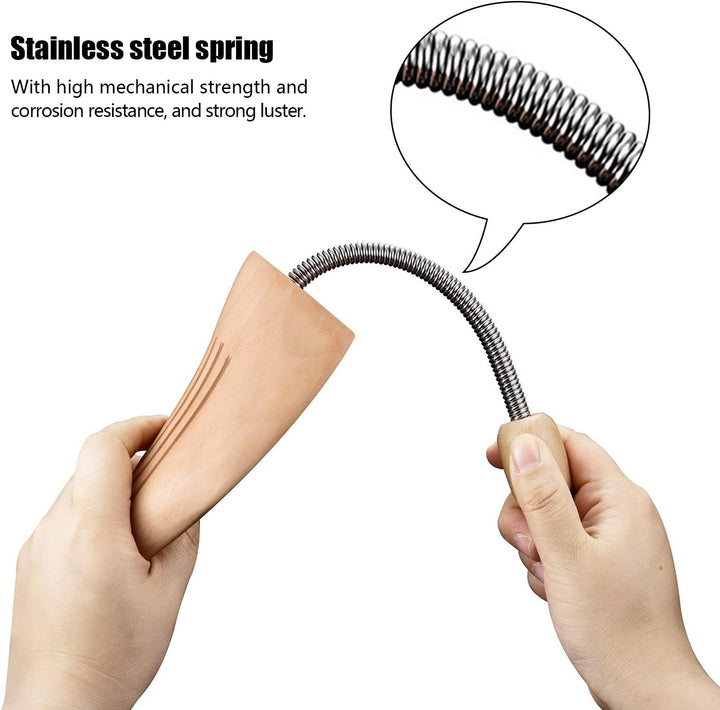 logei® 5 Paar Hochqualitativer Holz Spiralfeder Schuhspanner Schuhdehner Schuhweiter Herren Gr. 45-4