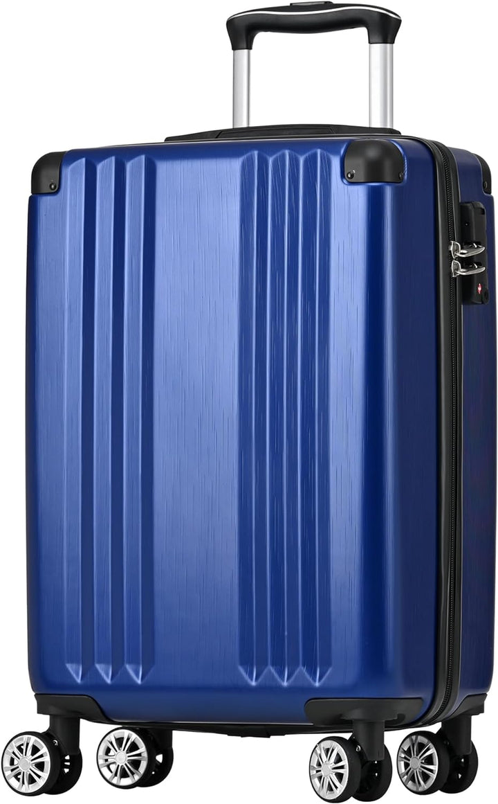 Merax Koffer Hartschalen-Koffer Trolley Rollkoffer Reisekoffer Handgepäck, TSA Zollschloss, 4 Rollen