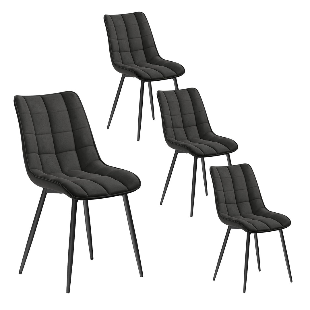 WOLTU Esszimmerstühle 4er Set Küchenstuhl Polsterstuhl Wohnzimmerstuhl Sessel mit Rückenlehne, Sitzf
