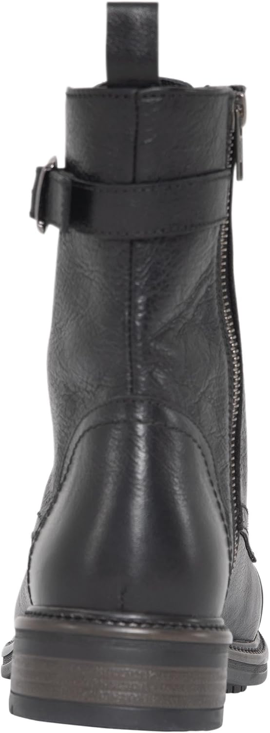 John Doe - Jackie Damen High Heel Motorradstiefel Schwarz Schwarz 38 | Leder Schwarz 38 EU, Schwarz
