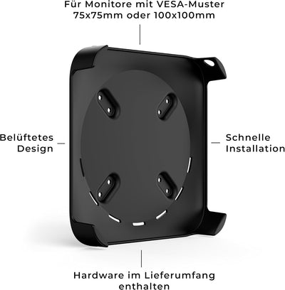 humancentric VESA Halterung Kompatibel mit Mac Mini | Benutzerdefinierte Halterung Kompatibel mit de