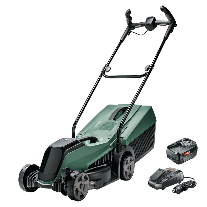 Bosch Home and Garden Akku-Rasenmäher CityMower 18 (18 Volt, 1 Akku 4,0 Ah, Schnittbreite: 32 cm, Ra