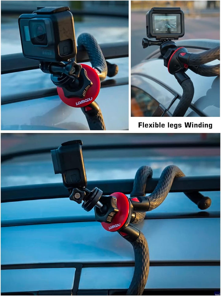 Lammcou Wildkamera Stativ Mini-Stative Reisestativ Fotostativ Dreibeinstativ Flexibel Klein Octopus