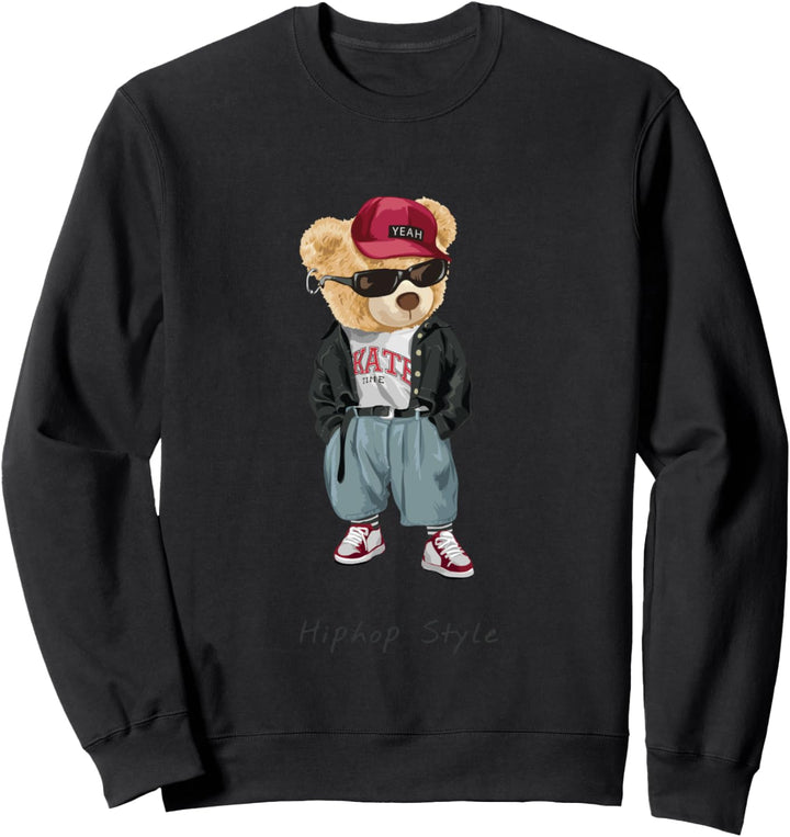 Lustiger Teddybär Sweatshirt