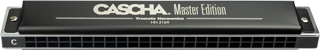 CASCHA Master Edition Tremolo-Mundharmonika, 24 Löcher, C-Dur, inklusive Soft-Case und Pflegetuch, P