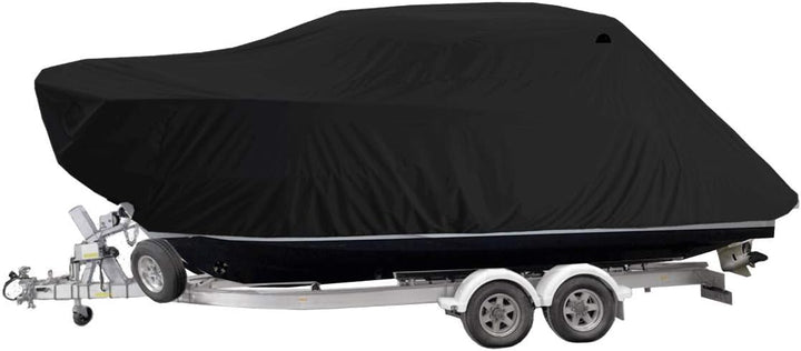 Oceansouth Abdeckung für Jeanneau Merry Fisher 895 Schwarz, Schwarz