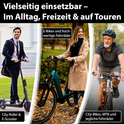 KOHLBURG Sicherheits- Faltschloss - sehr sicheres Fahrradschloss 89cm - Gliederschloss aus gehärtete