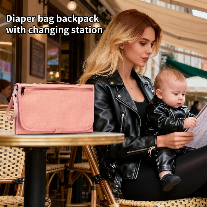 Wickelhandtasche Für Mama,Grosses Fassungsvermögen Und Wasserdicht - Wickelhandtasche Kinderwagen Ta