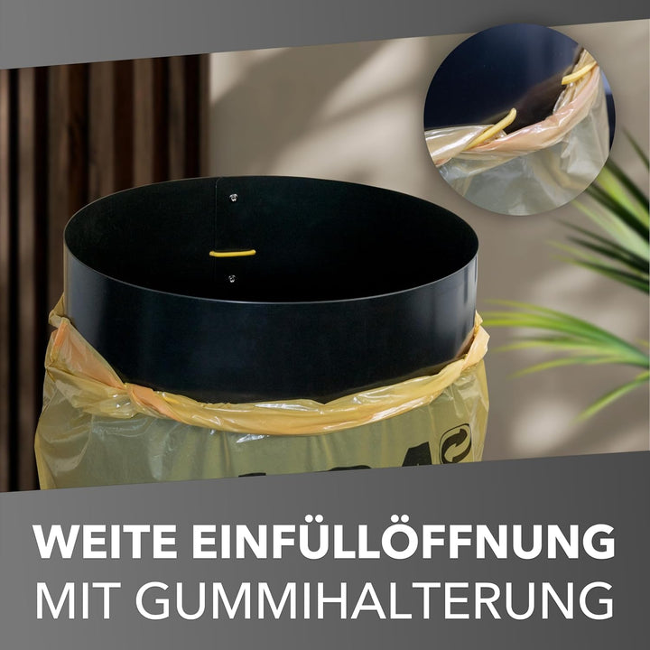 Sacktonne XXL für österreichische Gelbe Säcke (110-120L) – Robuster Bausatz mit Gummihalterung – Lan