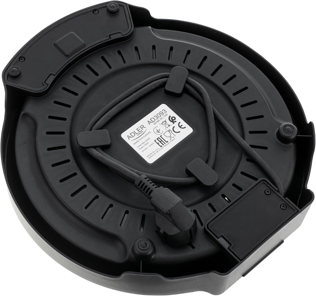 Adler Crêpe Maker [Ø 30cm] elektrisch mit Teigverteiler & Wender | Pfannkuchen Maker Platte mit Anti