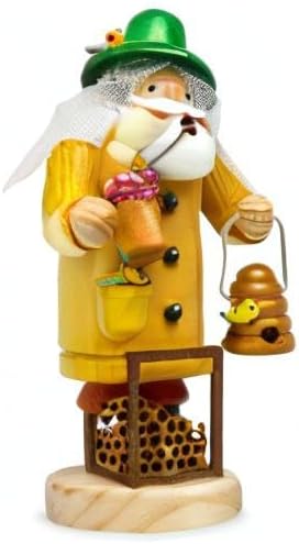 Sikora RM-A Räuchermännchen aus Holz 3 Grössen Verschiedene Motive, Farbe/Modell:A27 gelb - Imker, H