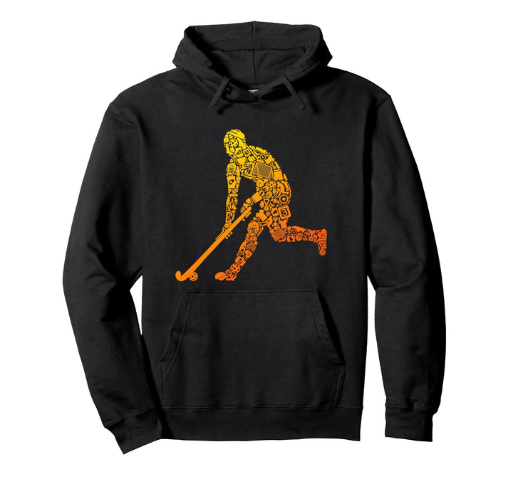 Hockeyspieler Jungen Kinder Feldhockey Pullover Hoodie
