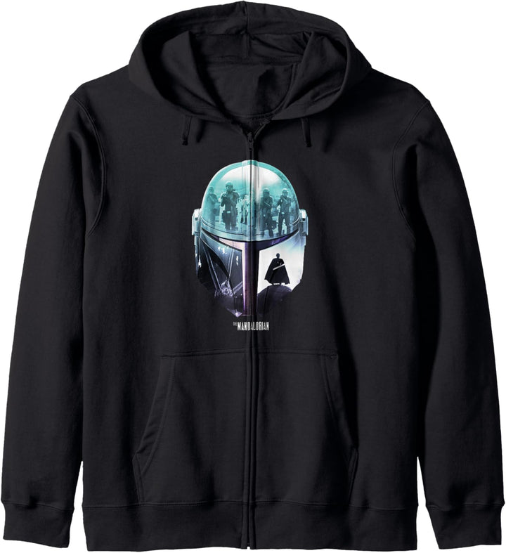 Star Wars Mandalorian Moff Gideon Inside Mando Helmet Kapuzenjacke