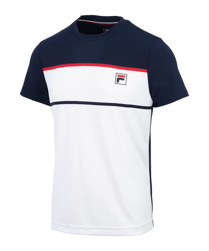 Fila Herren FBM211013E-004 T-Shirt, weiss, S