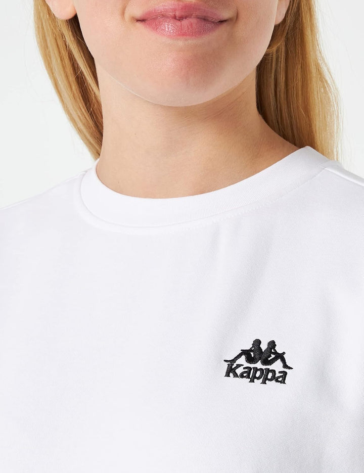 Kappa Herren Men, Regular Fit Sweatshirt, Bright White