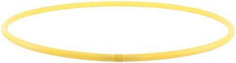 HOOPOMANIA Kinder Hula Hoop Reifen einfarbig [Ø60cm - Ø80cm] Hula Hoop für Kinder bunt Gelb Ø65cm, G