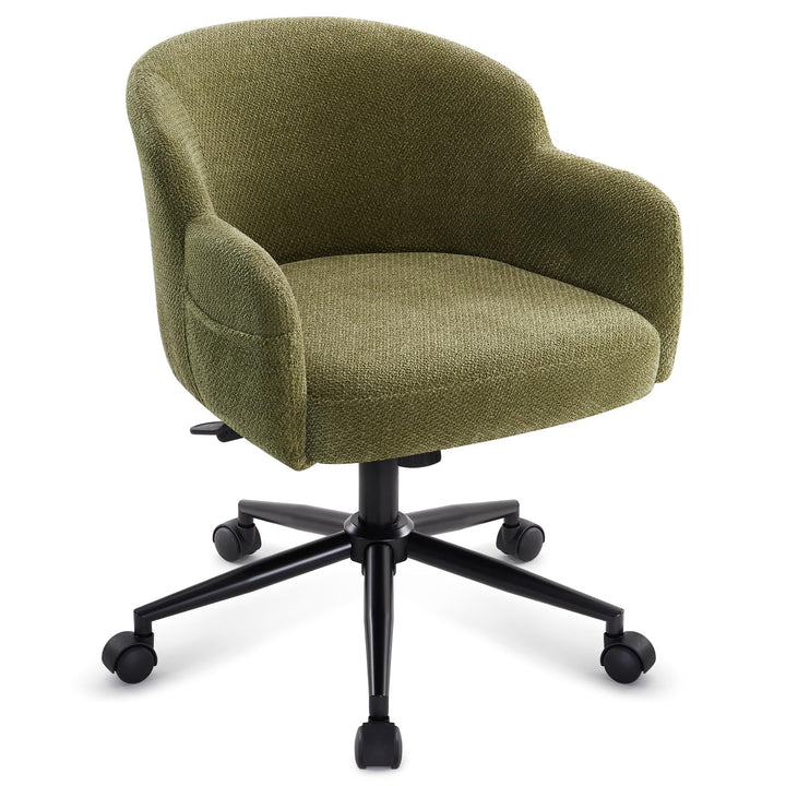 IWMH Schreibtischstuhl Schminktisch Stuhl, Höhenverstellbarer Ergonomisch 360°Drehbar Bürostuhl mit