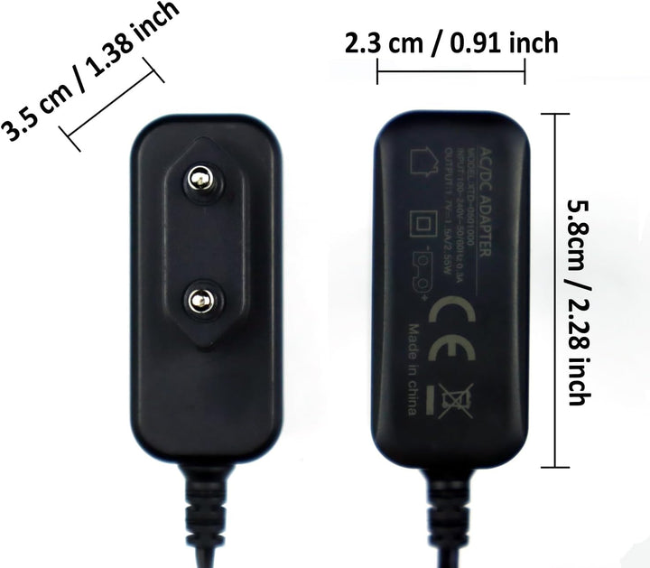 ENJOY-UNIQUE Adapter Ladegerät Netzteil Kabel kompatibel mit Panasonic Haartrimmer Rasierer ER2302,