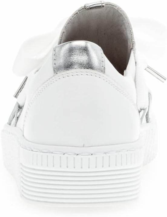 Gabor Damen Jollys Sneaker 35 EU Weiss Silber 21, 35 EU Weiss Silber 21