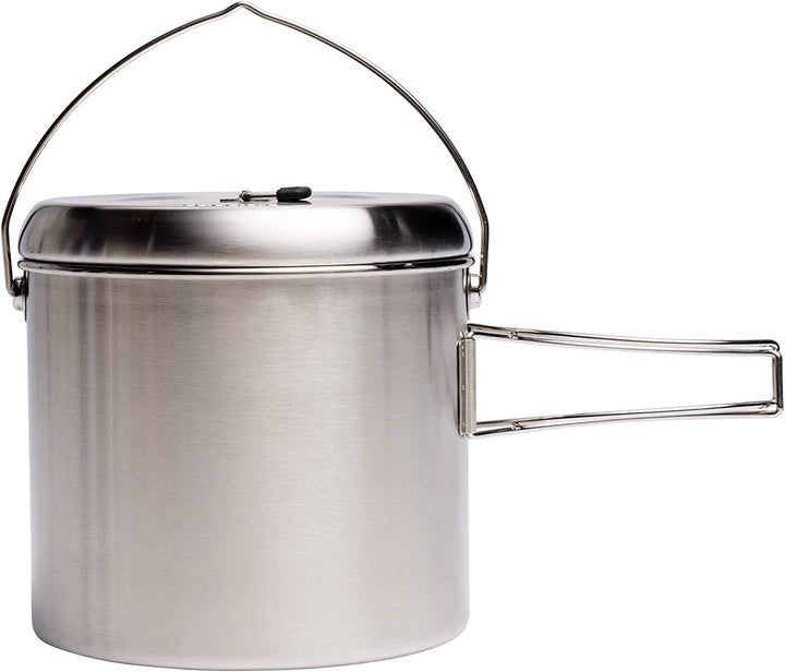 Solo Stove Camping Kochtopf 4000 ml | Inkl. Tragetasche, Markierungen für oz und ml, Ausgiesser und