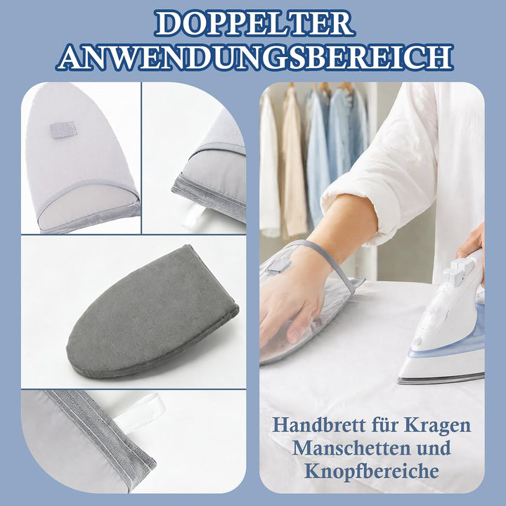 Faltbares Dampfbrett mit Spitze, Hitzebeständige Bügelmatte, 4-Fach