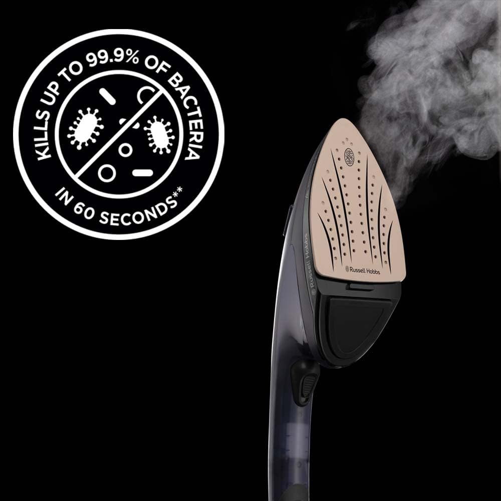 Russell Hobbs Multi- Bügeleisen [Dampfglätter & Dampfbügeleisen] Steam Genie 2-in-1 (1700W, 20g/min
