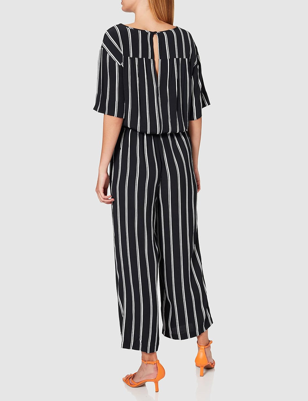 SPARKZ COPENHAGEN Damen Tula Stripe Jumpsuit M Schwarz (Black 099), M Schwarz (Black 099)