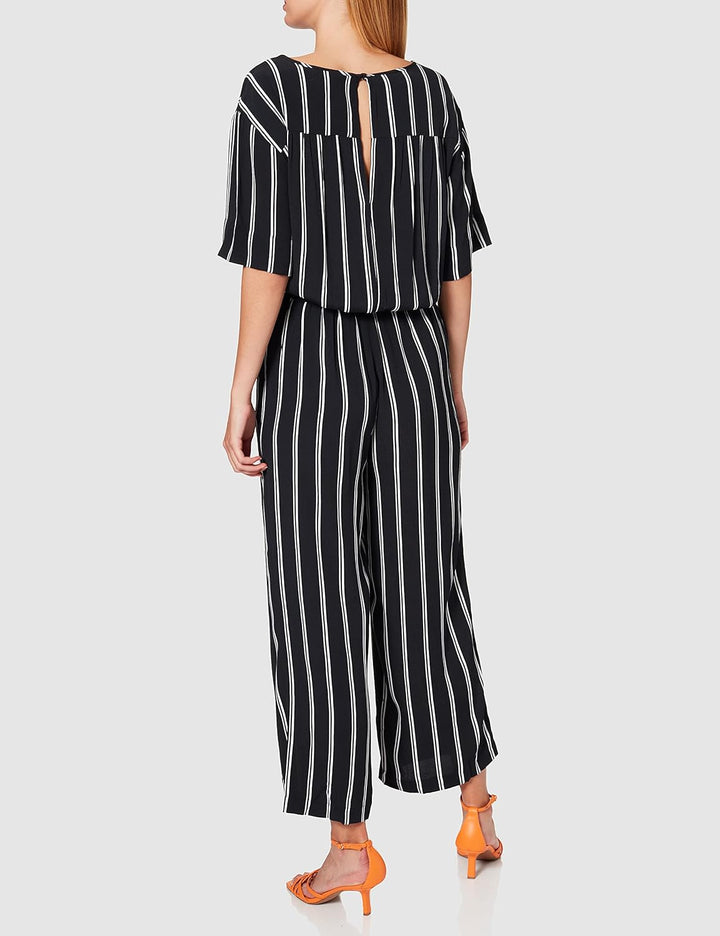 SPARKZ COPENHAGEN Damen Tula Stripe Jumpsuit M Schwarz (Black 099), M Schwarz (Black 099)