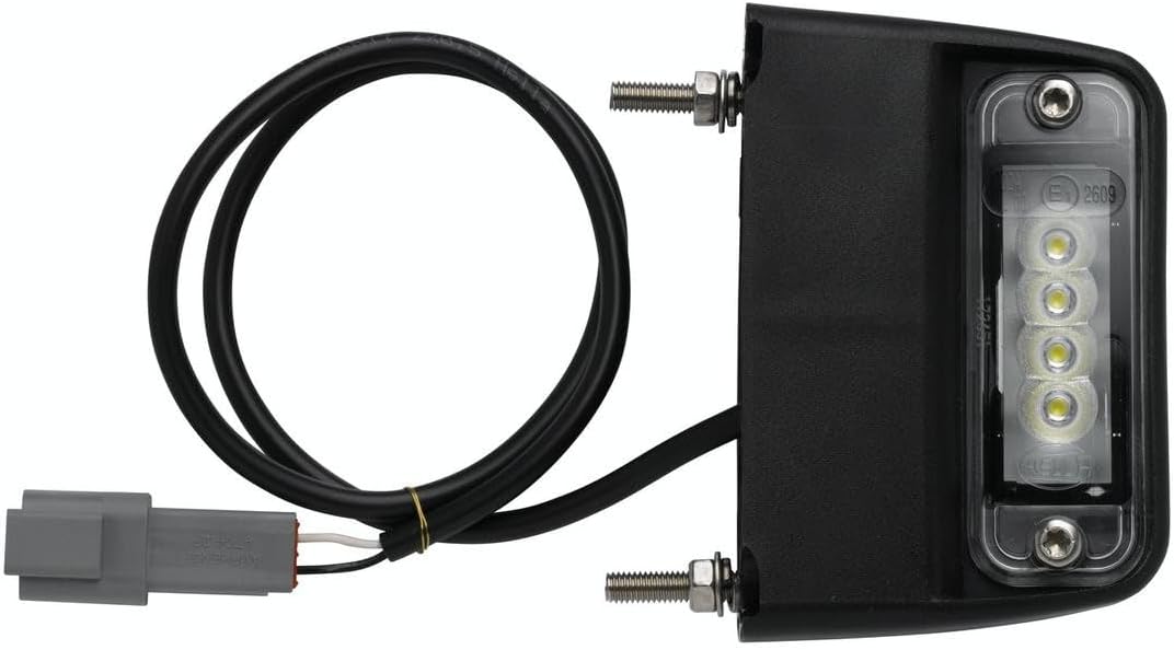 HELLA - Kennzeichenleuchte - LED - 24V - Anbau/geschraubt - Lichtscheibenfarbe: glasklar - Kabel: 55