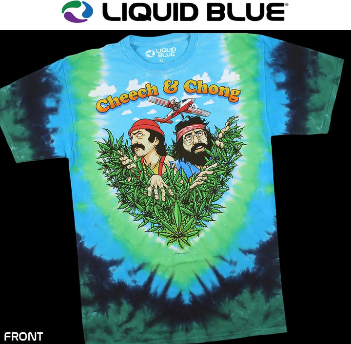 Liquid Blue Herren T-Shirt Cheech and Chong Field of Dreams XL Multi, XL Multi