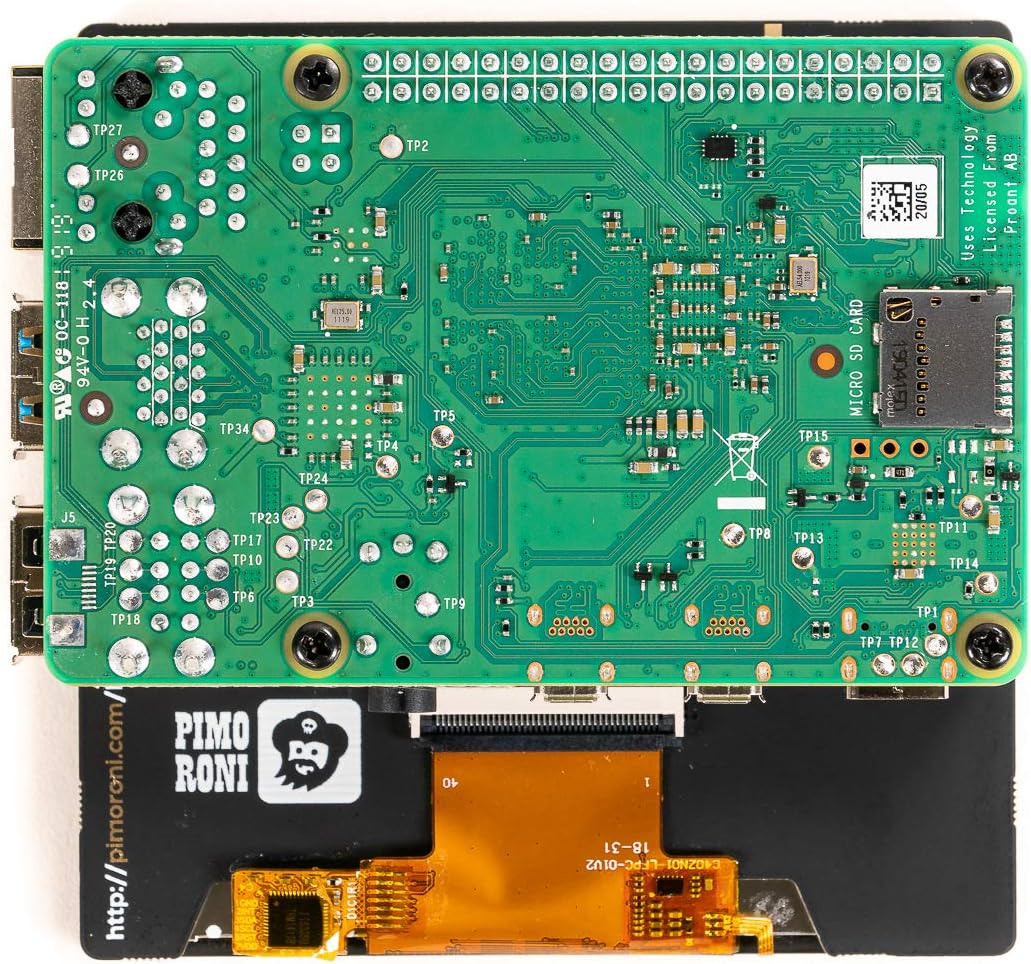 HyperPixel 4.0 Square - Hochauflösendes Display für Raspberry Pi - Non-Touch