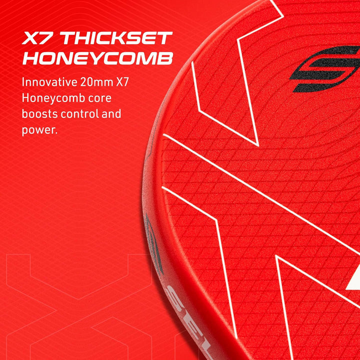 Selkirk Sport LUXX Control Pickleball-Paddel | Kohlefaser-Paddel mit Polypropylen-X7-Kern | Entwicke