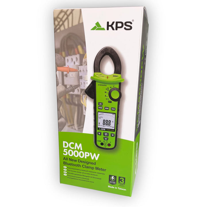 KPS-DCM5000PW Vatimetrische Zange Netzqualitätsmesszange TRMS Leistung 600kW Oberwellen 25. Spannung