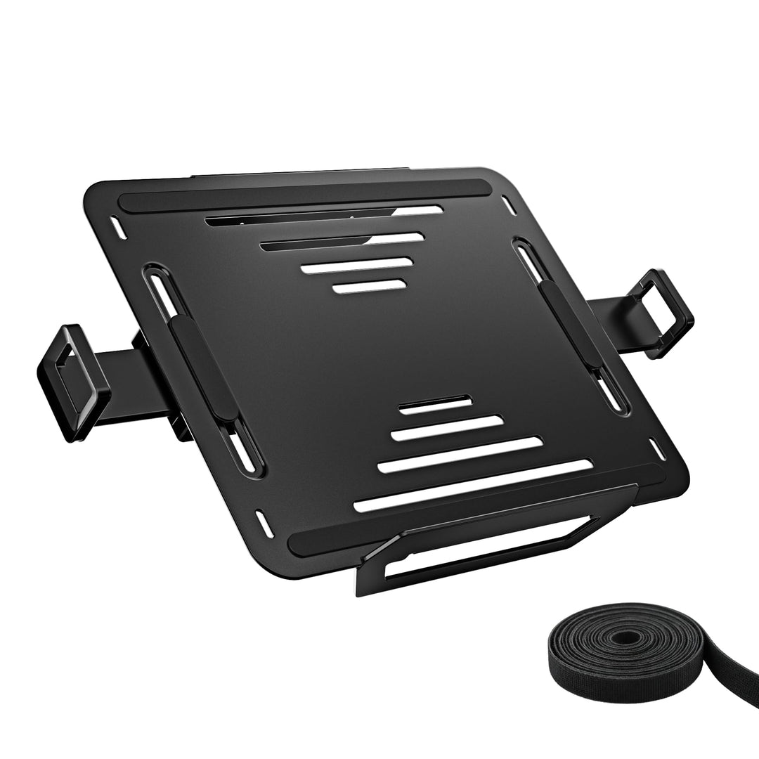 monTEK Verstellbare Laptop Ablage für Monitorarm, universeller 75x75/100x100 VESA Laptop Halterung v