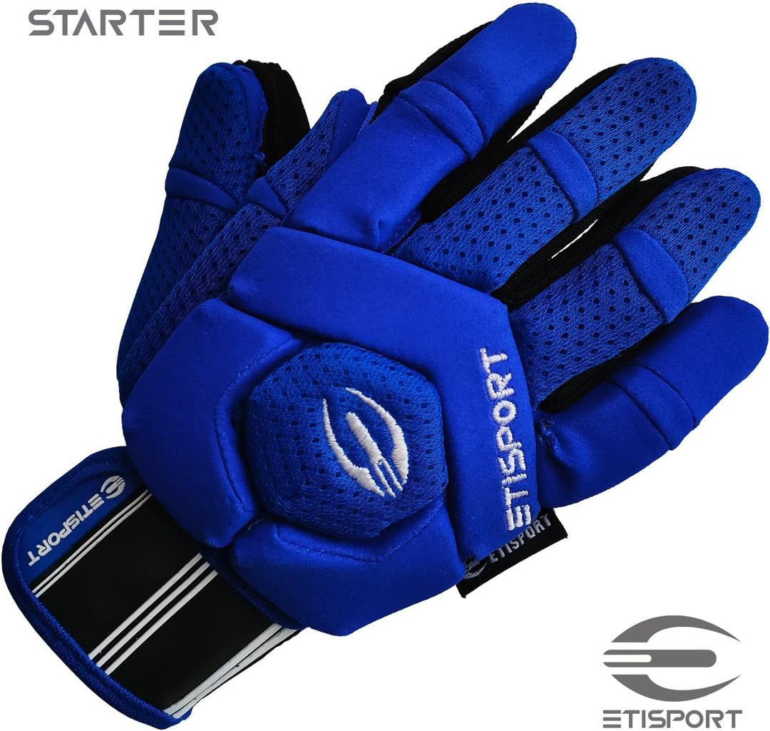 Schutzset, Handschuhe, Knieschützer, Schienbeinschützer für Rollhockey für Kinder Starter. Professio
