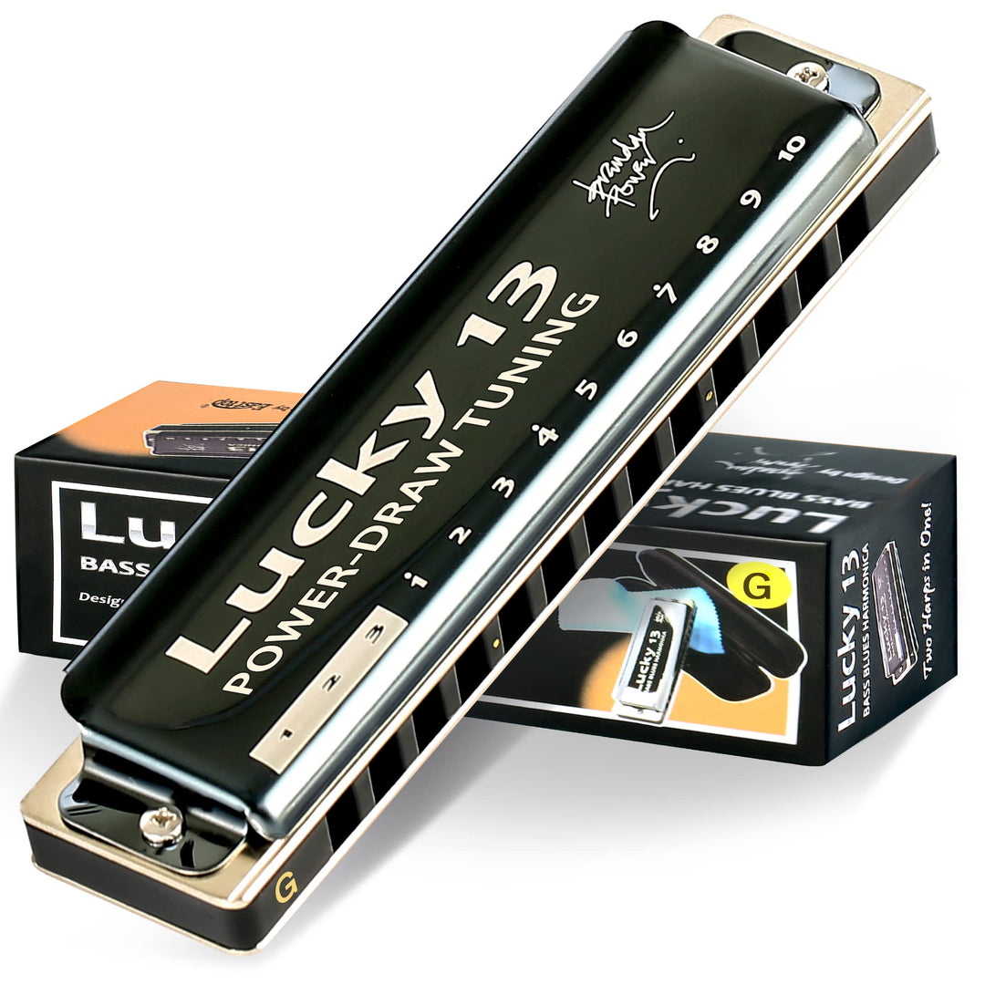 East top Lucky 13 Bass Plus Blues Harmonica 13 Holes Diatonic Harp Mouth Organ Professional Musical