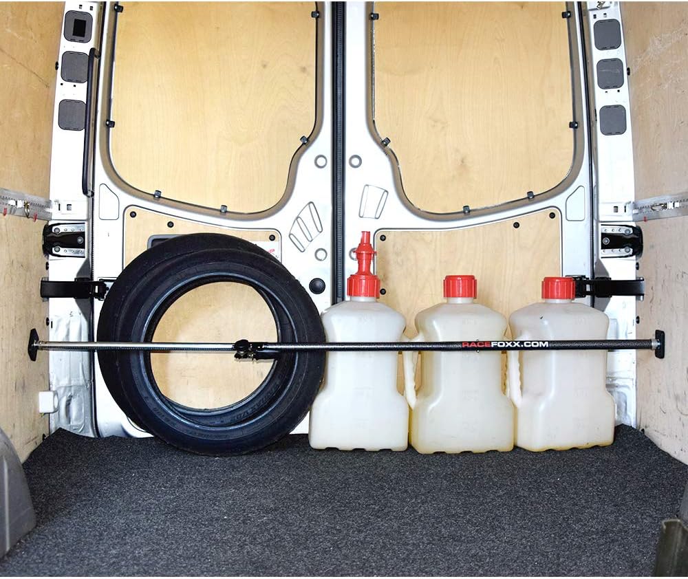 RACEFOXX Spannstange Stange Ladungssicherung für Transporter Pick Up Anhänger Kleiderstange