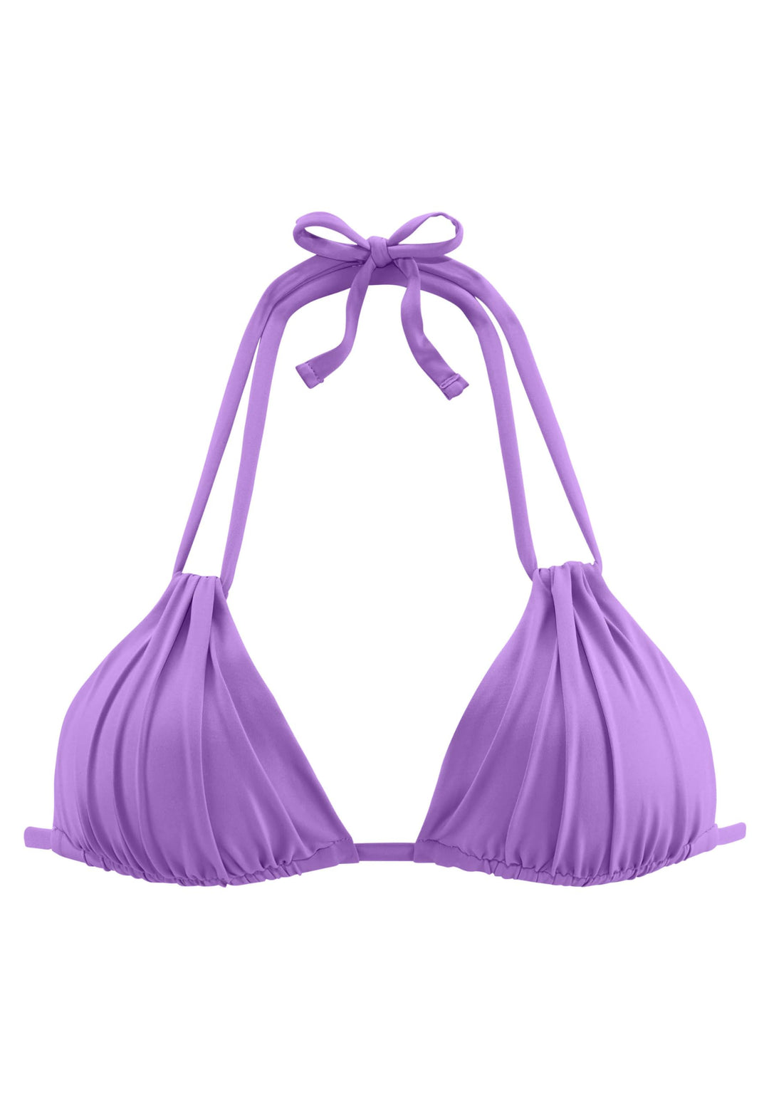 s.Oliver Damen Triangel-Bikini-Top mit wattierten Cups, regulierbar Lila 40 / 80C, Lila 40 / 80C