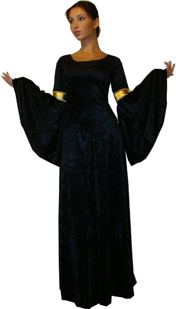 MAYLYNN 10923-M - Mittelalter Kostüm Elbentraum, Grösse S, schwarz, S