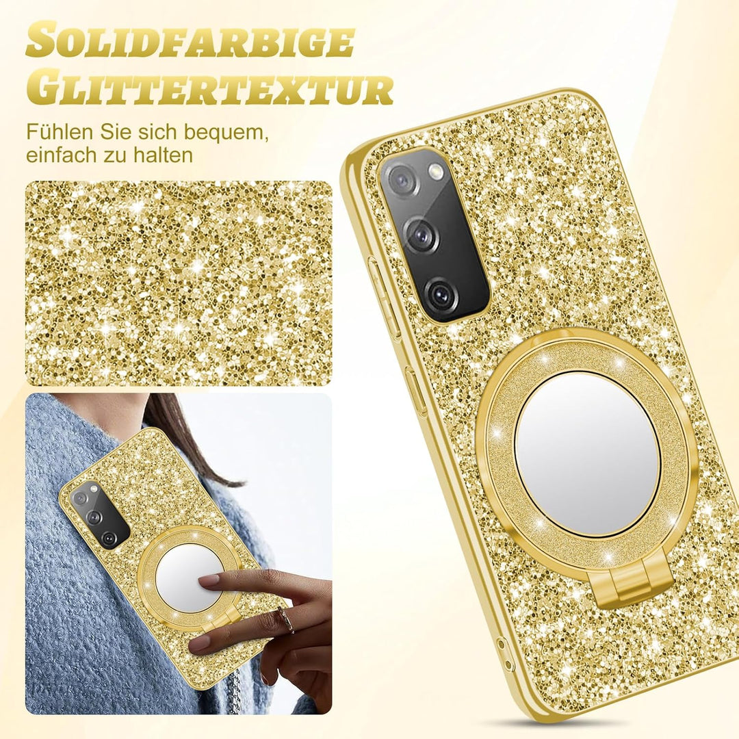 Fiyer für Samsung Galaxy S20 FE Hülle Glitzer Bling Sparkle Original Handyhülle für Samsung S20 FE 5