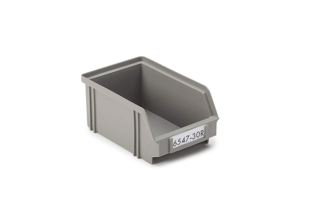 Kennoset Sichtlagerkasten 6547-30R, BxTxH 103x160x73 mm, aus recyceltem Polypropylen, grau (RAL 7023