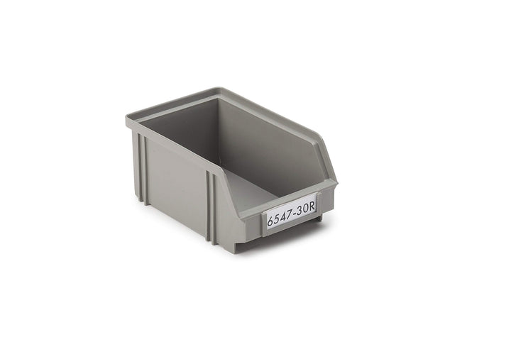 Kennoset Sichtlagerkasten 6547-30R, BxTxH 103x160x73 mm, aus recyceltem Polypropylen, grau (RAL 7023