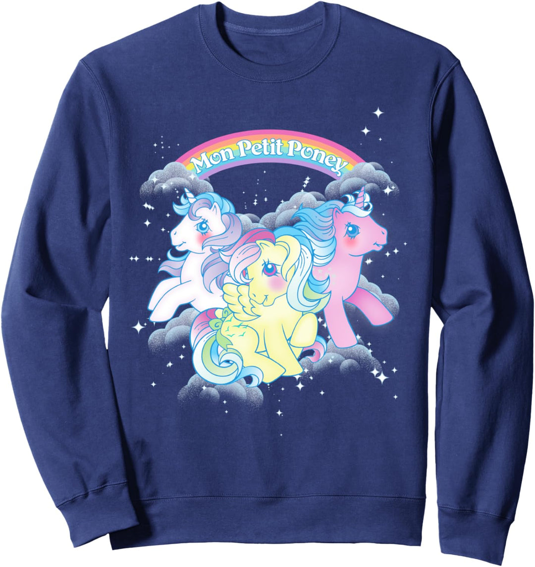 My Little Pony Mon Petit Poney Vintage Rainbow Cloud Group Sweatshirt