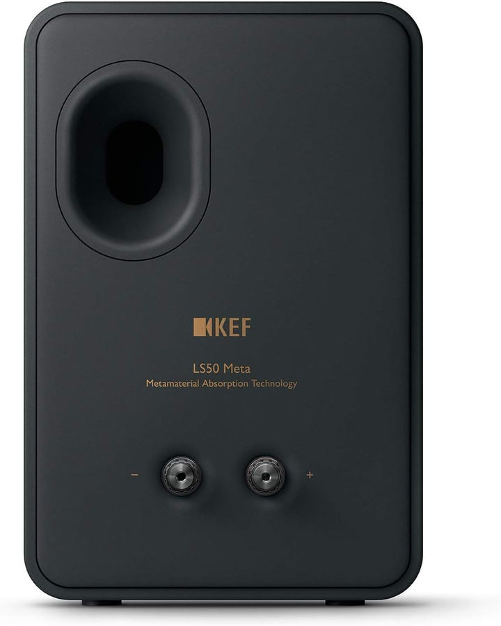 KEF LS50 Meta Regallautsprecher Carbon Black, Monitorlautsprecher | HiFi | Heimkino | 40-100 Watt, C