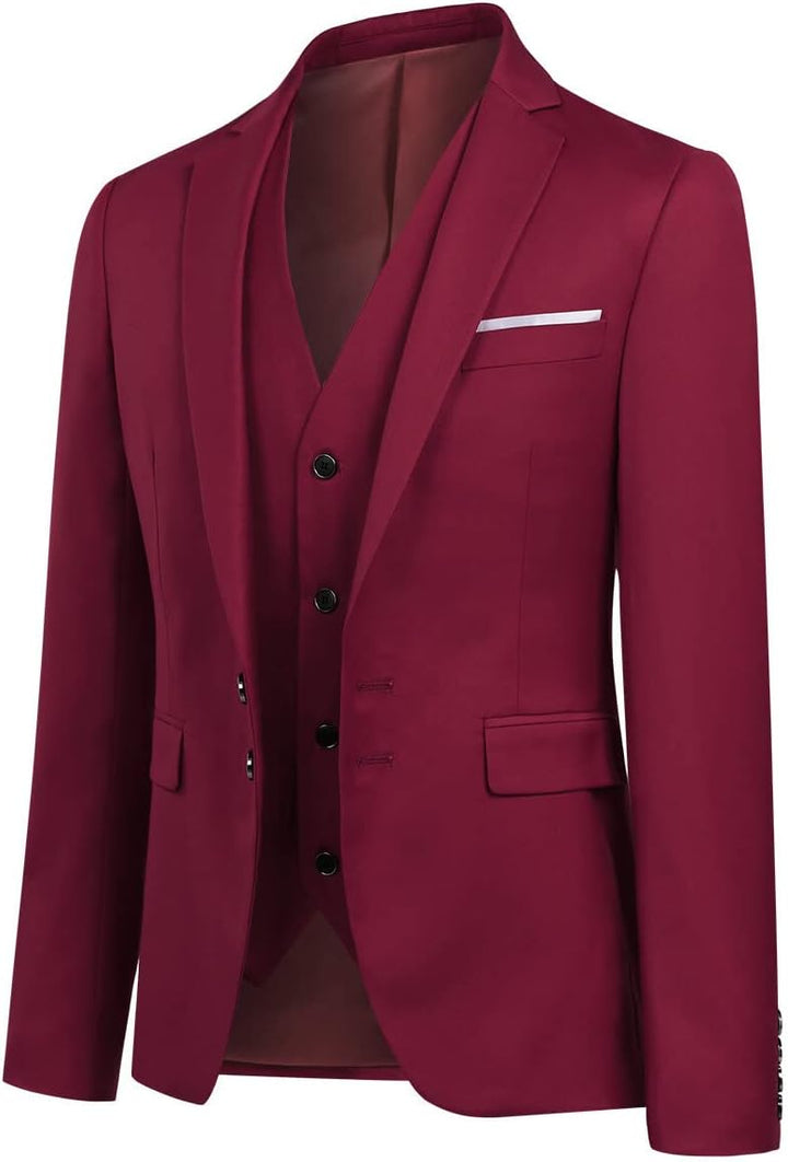 YOUTHUP Herren Sakko Slim Fit Freizeit Modern Anzugjacke für Hochzeit Party Business Abschluss Jacke
