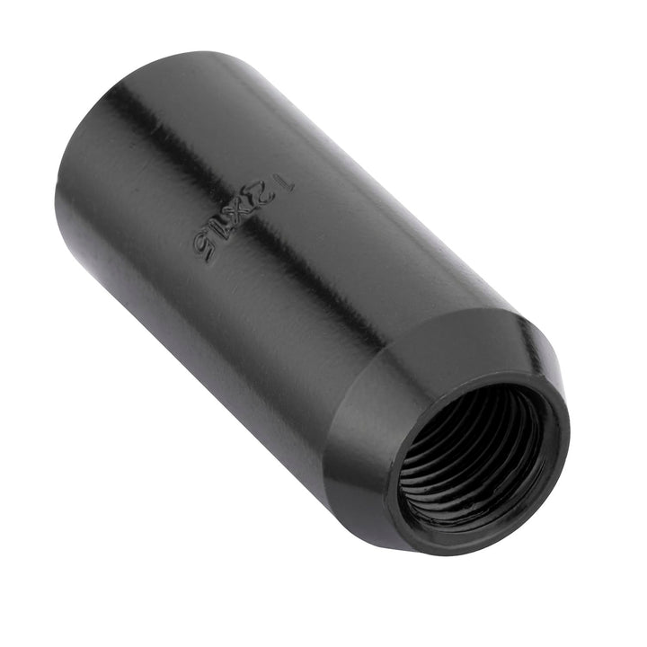 20 Stück Kegel 60° 45mm Schmal Sechskantschlüssel Stahl Lug Nuts M12 x 1,5 Radmuttern (Schwarz), Sch
